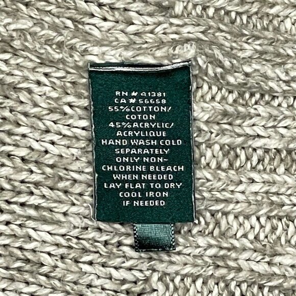 Lauren by Ralph Lauren Heathered Taupe Tunic Sweater (Medium) - Picture 5 of 9